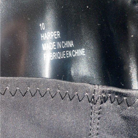 Stretchy leather knee high boots - Picture 5 of 5